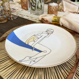Interior Boulevard Athena ware Debbie Dinner Plate Angle View
