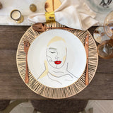 Interior Boulevard Athena ware Hessa Dinner Plate Aerial View